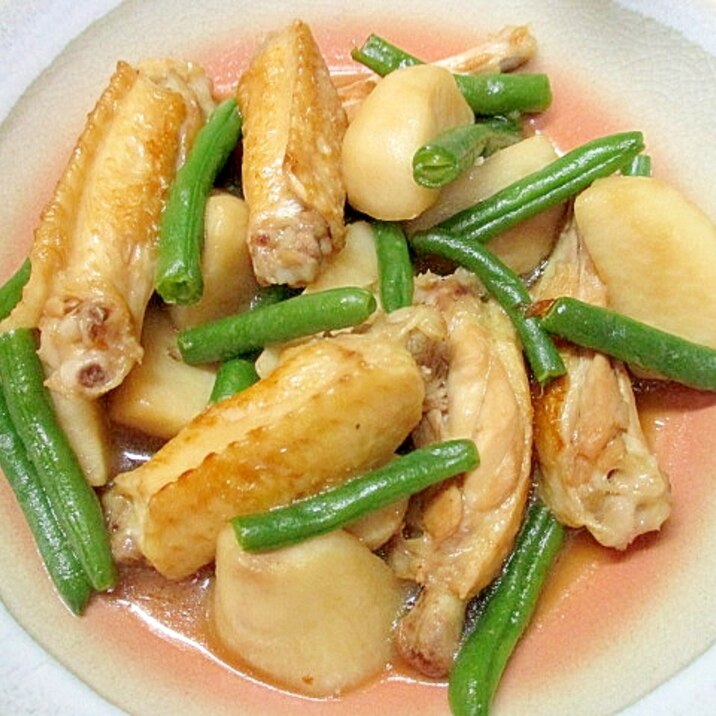 冷凍野菜と鶏手羽中の煮物 レシピ 作り方 By アルプスの乙女 楽天レシピ
